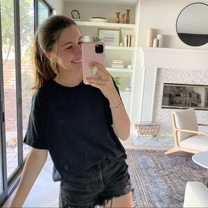 Abercrombie Black Boyfriend Tee